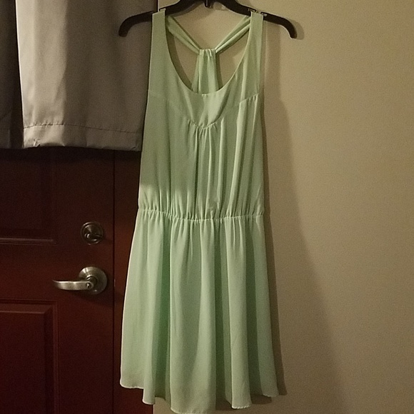 H&M Dresses Mint Green Racerback Party Dress Poshmark
